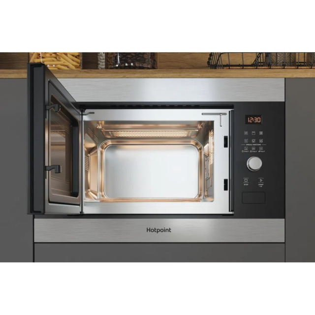 Hotpoint MF25GIXH Built-In Compact Microwave Oven