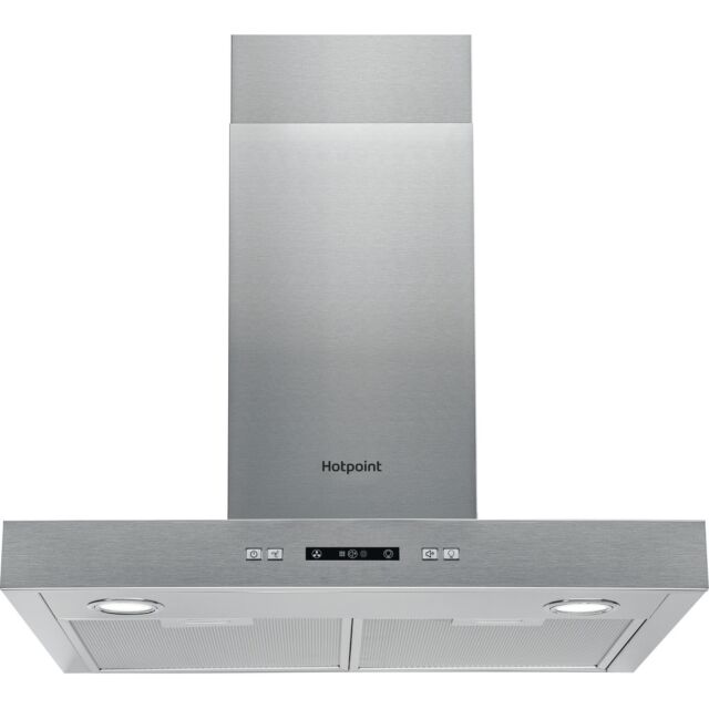 Hotpoint PHBS67FLLIX 60cm Chimney Cooker Hood - Inox