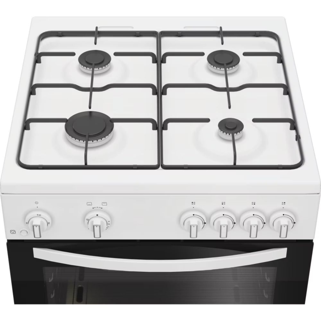 Indesit I6GGMMWUK 60cm Gas Freestanding Single Cooker - White