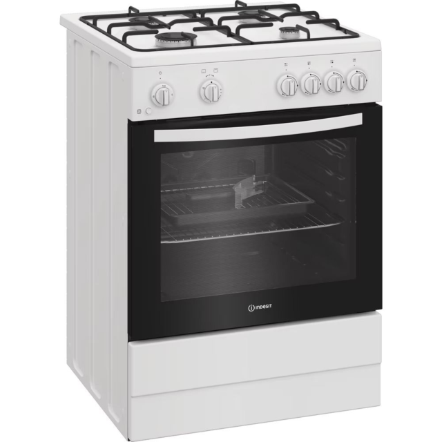 Indesit I6GGMMWUK 60cm Gas Freestanding Single Cooker - White