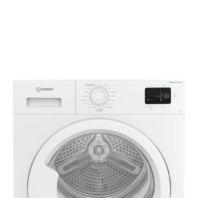 Indesit IDHE80WIRE 8KG Heat Pump Tumble Dryer - White 