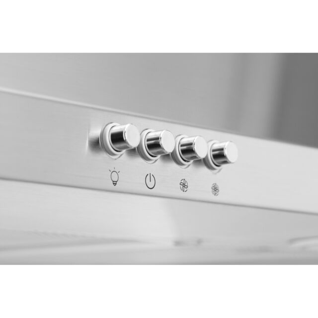 Indesit IHPC95LMX 90cm Chimney Cooker Hood - Stainless Steel