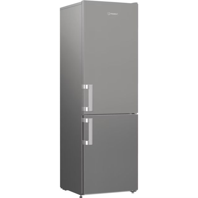 Indesit IKNS1261S4UK 55CM 60/40 Fridge Freezer - Silver 