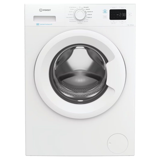 Indesit IP1146PUSHGOUK 11KG 1400RPM Freestanding Washing Machine - White