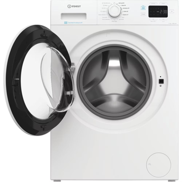 Indesit IP1146PUSHGOUK 11KG 1400RPM Freestanding Washing Machine - White