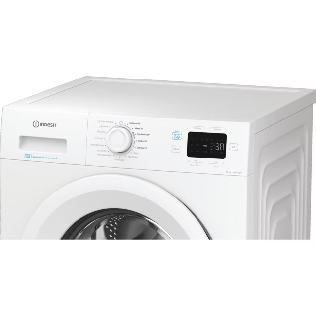 Indesit IP1146PUSHGOUK 11KG 1400RPM Freestanding Washing Machine - White