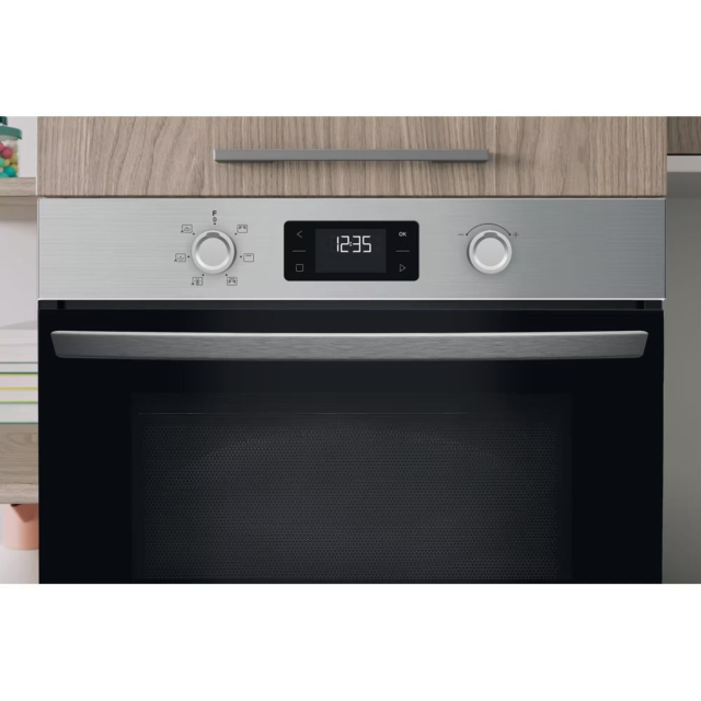 Indesit IP252RXUK 40L Built-In Microwave - Stainless Steel 