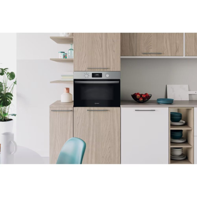Indesit IP252RXUK 40L Built-In Microwave - Stainless Steel 