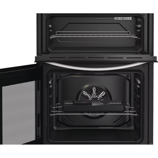 Indesit ITE6VMW 60cm Electric Freestanding Twin Cooker - White