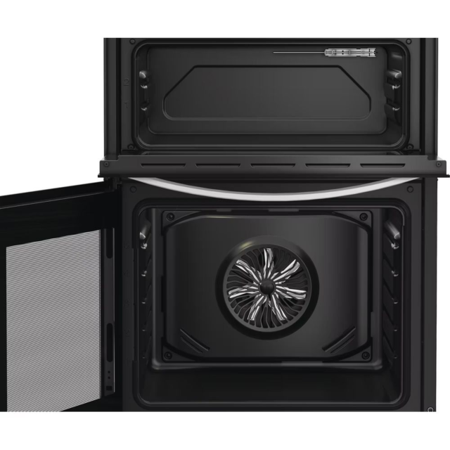 Indesit ITE6VMW 60cm Electric Freestanding Twin Cooker - White