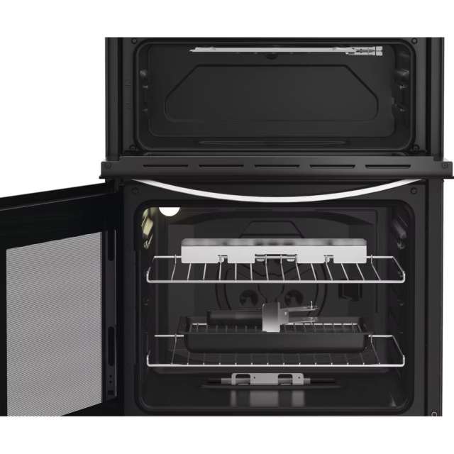 Indesit ITG6GW 60cm Gas Freestanding Twin Cooker - White