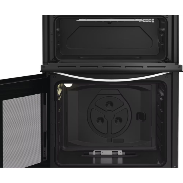 Indesit ITG6GW 60cm Gas Freestanding Twin Cooker - White