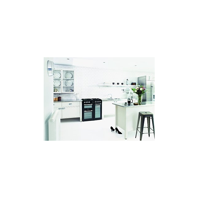 Leisure CS90F530K 90cm Dual Fuel Rangecooker with Triple Oven and Gas Hob - Black