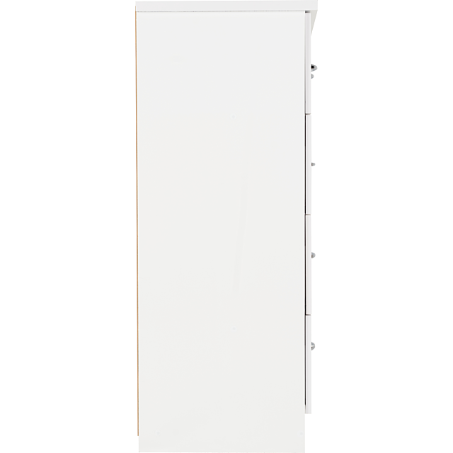Lisdorat 100-102-106 NEVADA 3+2 DRAWER CHEST - WHITE GLOSS
