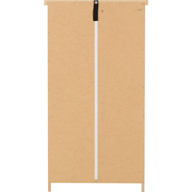 Lisdorat 100-102-108 NEVADA 5 DRAWER NARROW CHEST - WHITE GLOSS