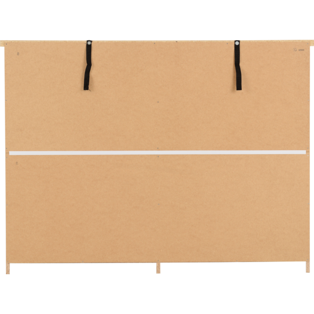 Lisdorat 100-102-109 NEVADA 6 DRAWER CHEST - WHITE GLOSS