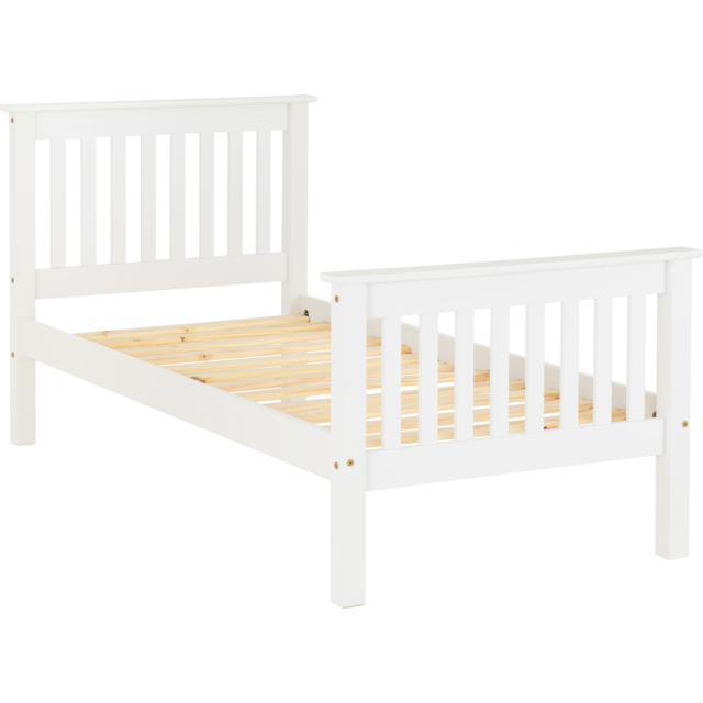 Lisdorat 200-201-019 MONACO 3' BED HIGH FOOT END - WHITE