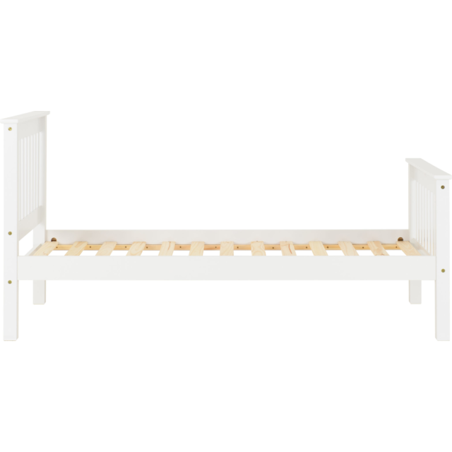 Lisdorat 200-201-019 MONACO 3' BED HIGH FOOT END - WHITE
