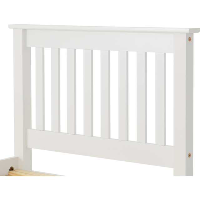 Lisdorat 200-201-019 MONACO 3' BED HIGH FOOT END - WHITE