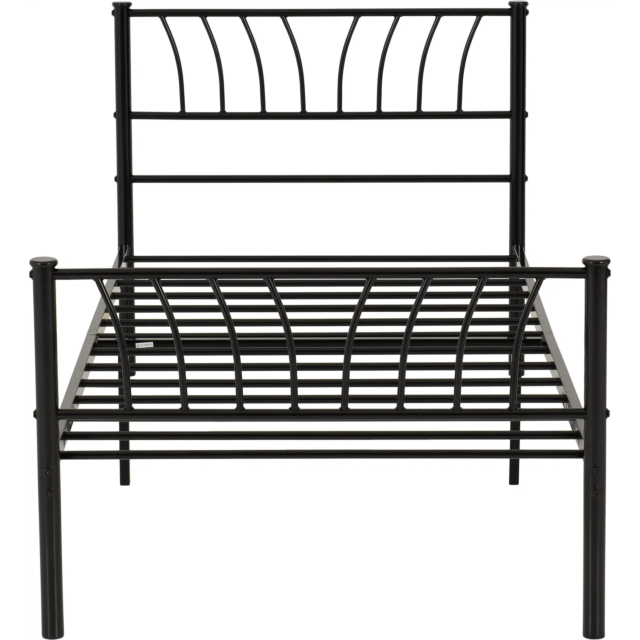 Lisdorat 200-201-077 HARLOW 3' BED - BLACK
