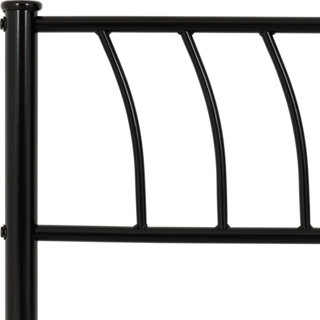 Lisdorat 200-201-077 HARLOW 3' BED - BLACK