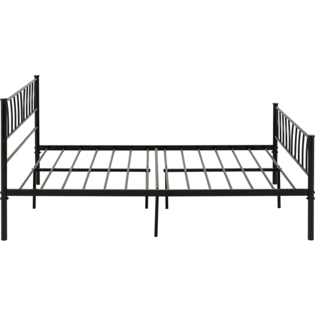 Lisdorat 200-203-122 HARLOW 4'6inch BED - BLACK
