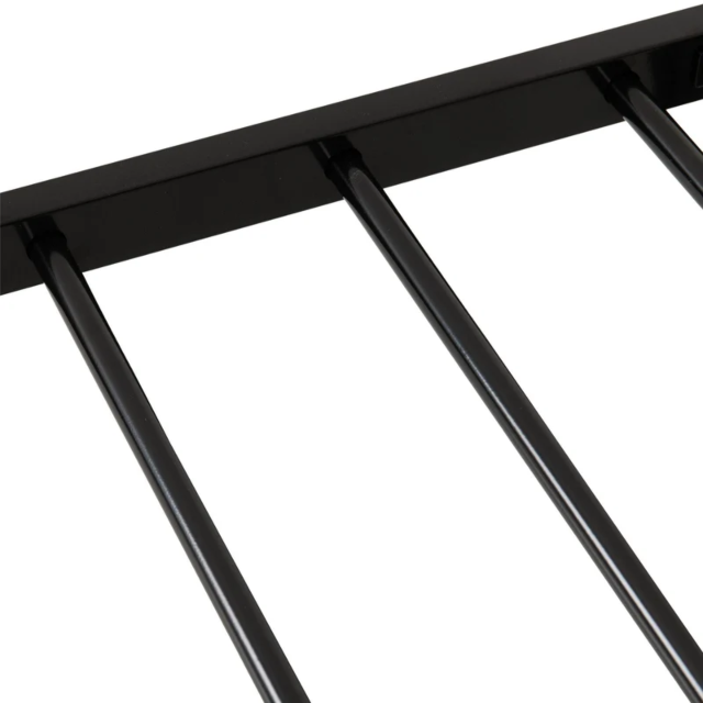 Lisdorat 200-203-122 HARLOW 4'6inch BED - BLACK