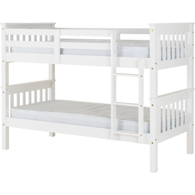 Lisdorat 200-205-009 NEPTUNE 3' BUNK BED - WHITE