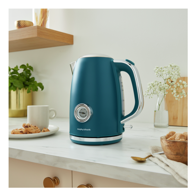 Morphy Richards 500004091 Colour Boutique 1.7L Kettle - Teal Blue
