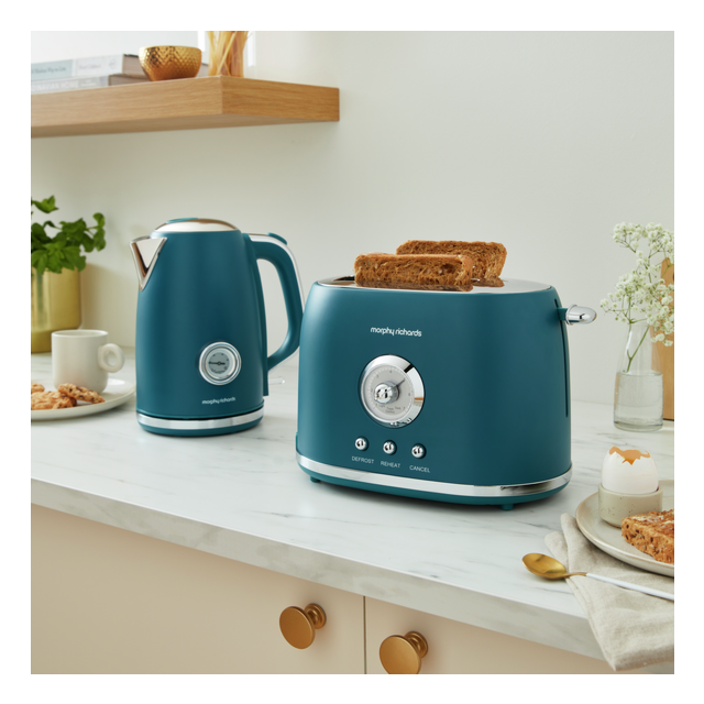 Morphy Richards 500004091 Colour Boutique 1.7L Kettle - Teal Blue