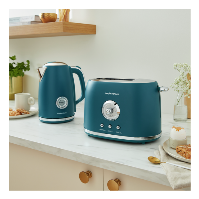 Morphy Richards 500004091 Colour Boutique 1.7L Kettle - Teal Blue