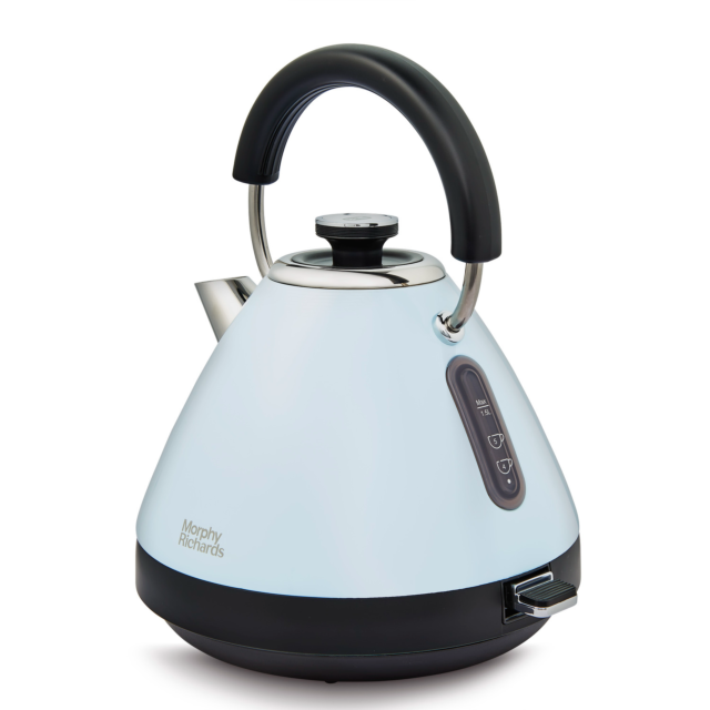 Morphy Richards 500004151 Venture 1.5L Pyramid Kettle - Duck Egg Blue