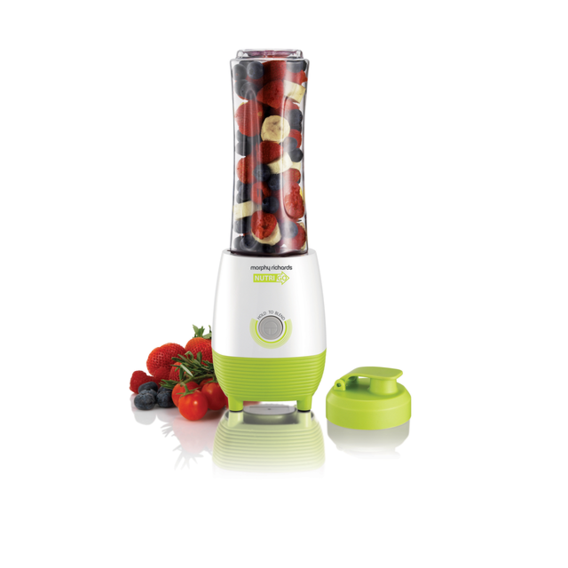 Morphy Richards X-403054 Nutri Go 300W Personal Blender - White & Green 