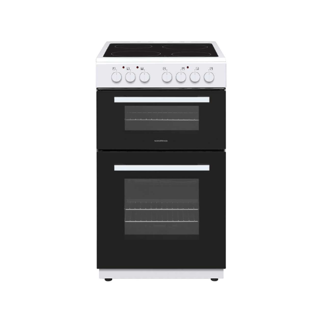 NordMende CTEC53WH 50cm Electric Twin Cavity Cooker - White
