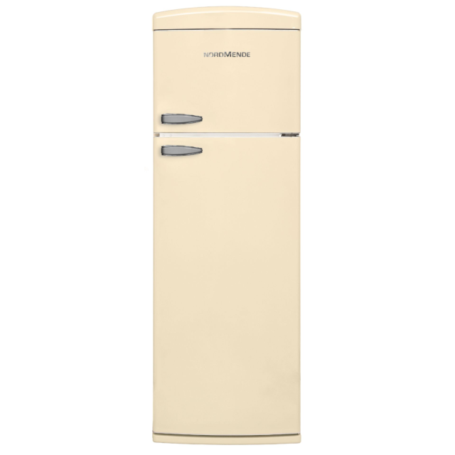 NordMende RET351C 60.5CM 70/30 Freestanding Tall Retro Fridge Freezer - Gloss Cream