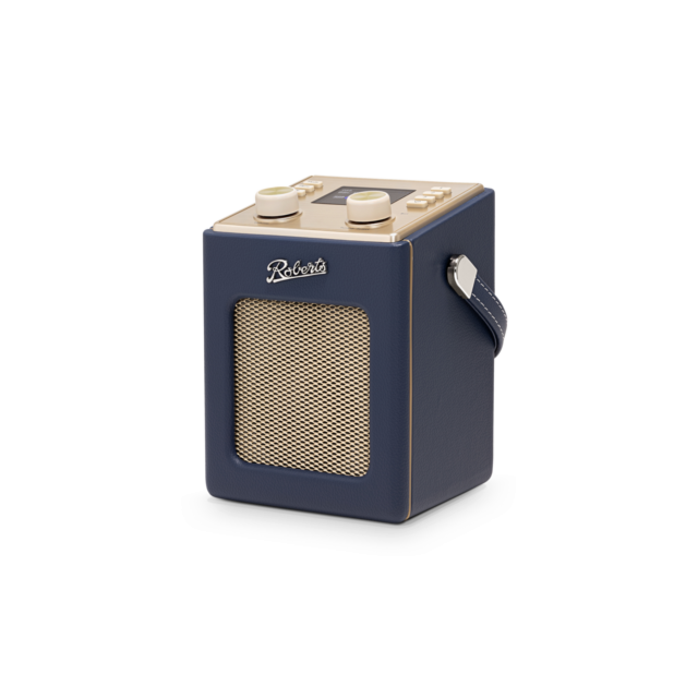 Roberts 500005822 Revival Mini 2 Compact Portable Radio - Midnight Blue 
