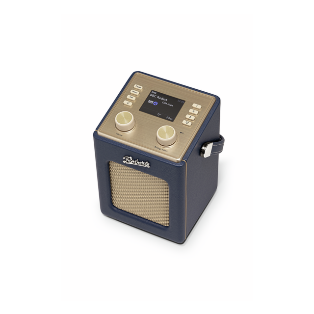 Roberts 500005822 Revival Mini 2 Compact Portable Radio - Midnight Blue 
