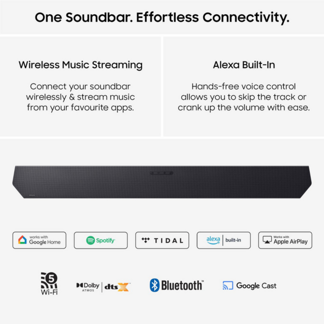 Samsung HW-Q930XU 9.1.4ch Wireless Soundbar Titan Black