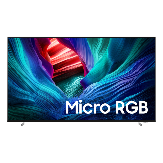 Samsung MRE115MR95FXXU 4K UHD Micro RGB Smart TV - BRGB Carbon Silver
