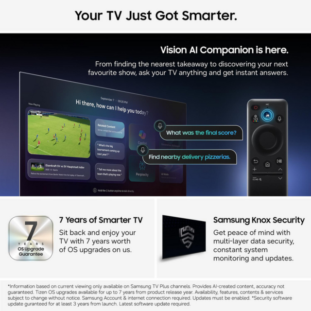 Samsung QE65S85HAEXXU 65 OLED Vision AI Smart TV