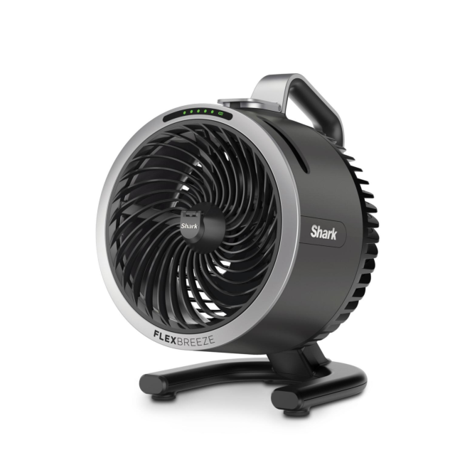 Shark FA050UK FlexBreeze HydroGo outdoors & indoors misting Fan - Cool Grey, Charcoal