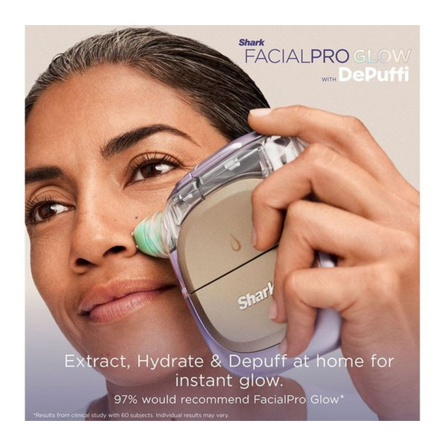 Shark XSKACS300UKPL FacialPro Glow + Depuffi Spa Purple