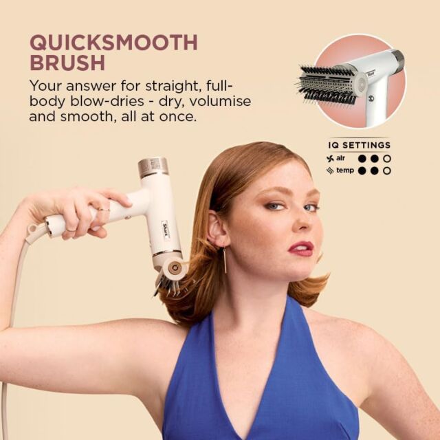 Shark HD332UK SpeedStyle 3-in-1 Hair Dryer for Curly & Coily Hair - Silk