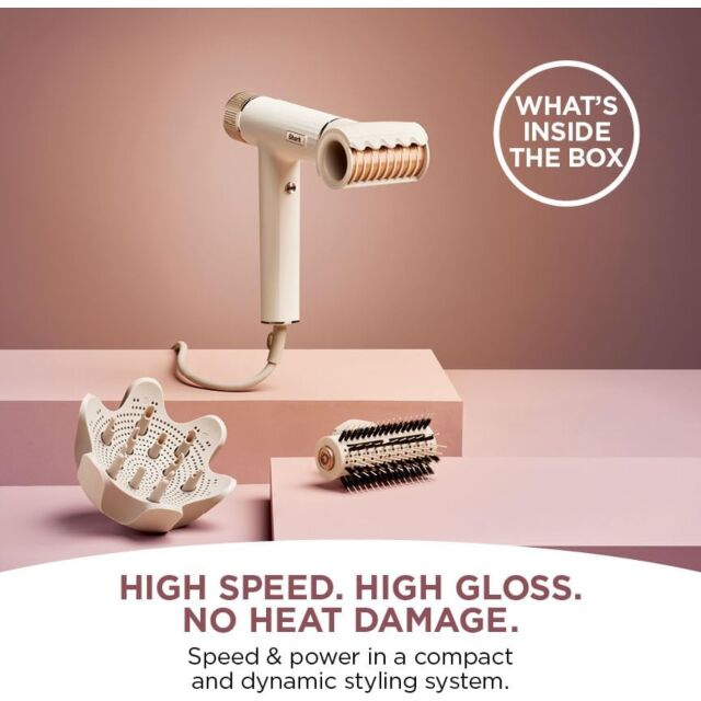 Shark HD332UK SpeedStyle 3-in-1 Hair Dryer for Curly & Coily Hair - Silk