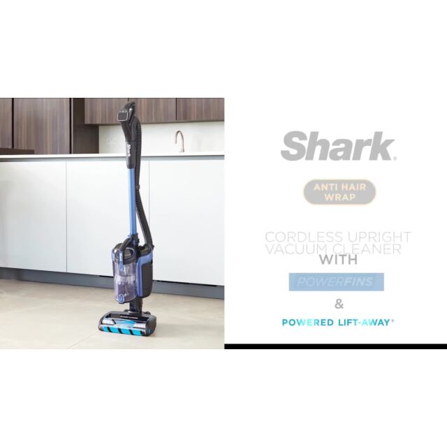 Shark ICZ300UKT Anti Hair Wrap Cordless Upright Vacuum Cleaner with PowerFins Powered Lift-Away & Tr