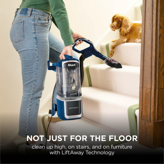 Shark LA400UKT Corded Upright Vacuum Cleaner Navy
