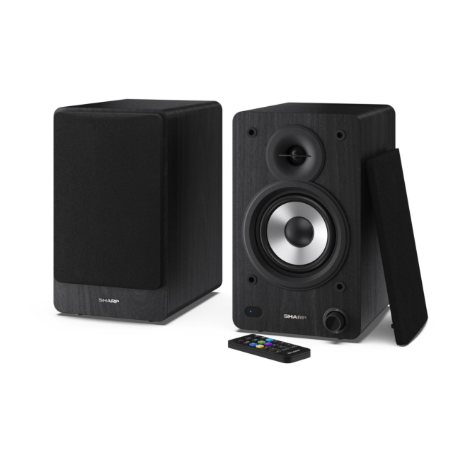 Sharp CP-SS30 BK Wireless Bookshelf Speakers