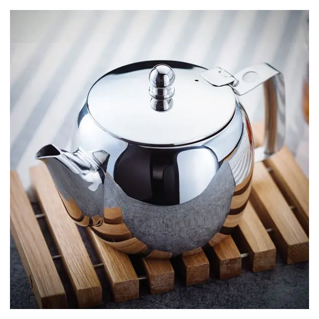 Stellar ST07 Traditional 900ML 4 Cup Teapot - Stainless Steel