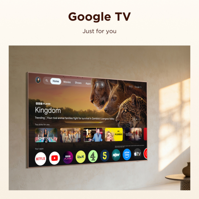 TCL 55A400 PRO-UK 55inch 4K UHD QD-MINI LED Smart TV - Black
