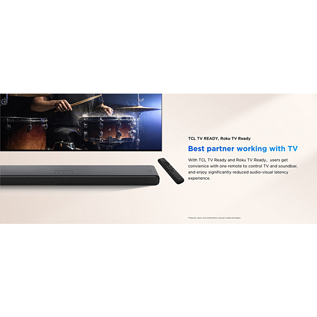TCL S45H Soundbar - Dark Titanium